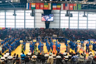 Các đội tuyển tham gia World Cup Vovinam 2026. (Ảnh: KHẢI HOÀN)