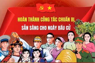 [Infographic] Hoàn thành công tác chuẩn bị, sẵn sàng cho Ngày bầu cử