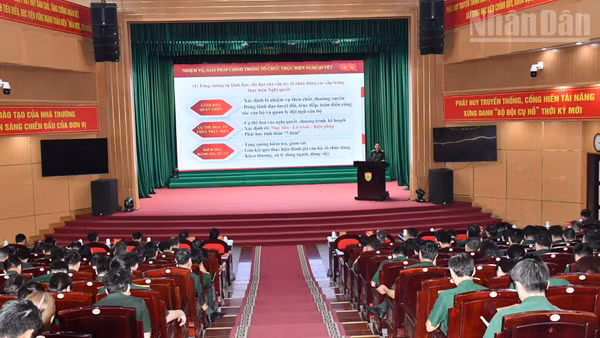Quang cảnh hội nghị. (Ảnh: TUẤN DŨNG)