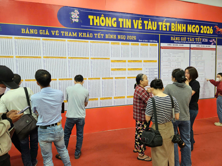 Đối với vé tàu Tết, mỗi khách hàng được đặt chỗ và mua tối đa 10 vé cho chiều đi và 10 vé cho chiều về. thong-tin.jpg