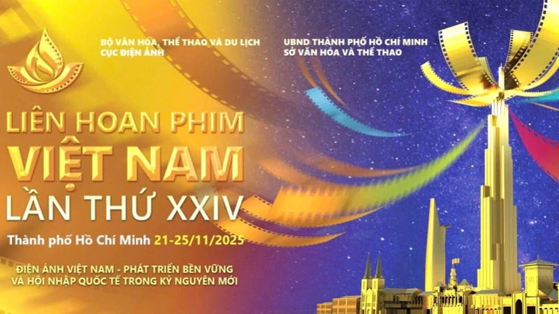 Liên hoan Phim Việt Nam lần thứ 24 diễn ra từ ngày 21 đến 25/11 tại Thành phố Hồ Chí Minh.