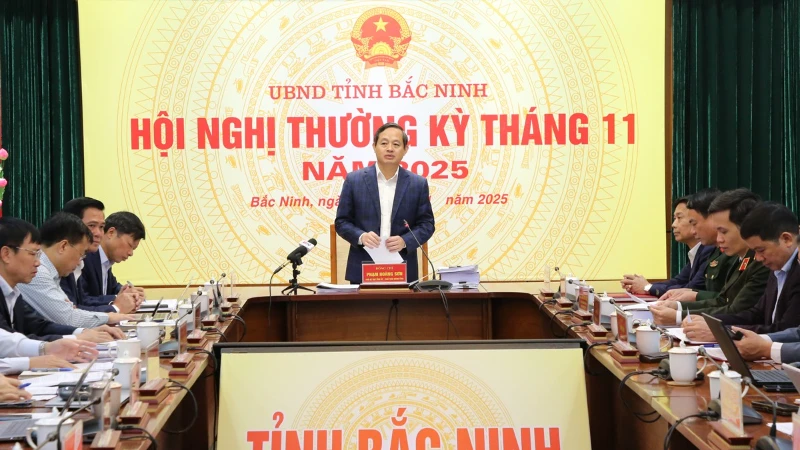 Hội nghị thường kỳ tháng 11/2025.