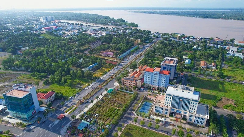 Trung tâm tỉnh Vĩnh Long. 