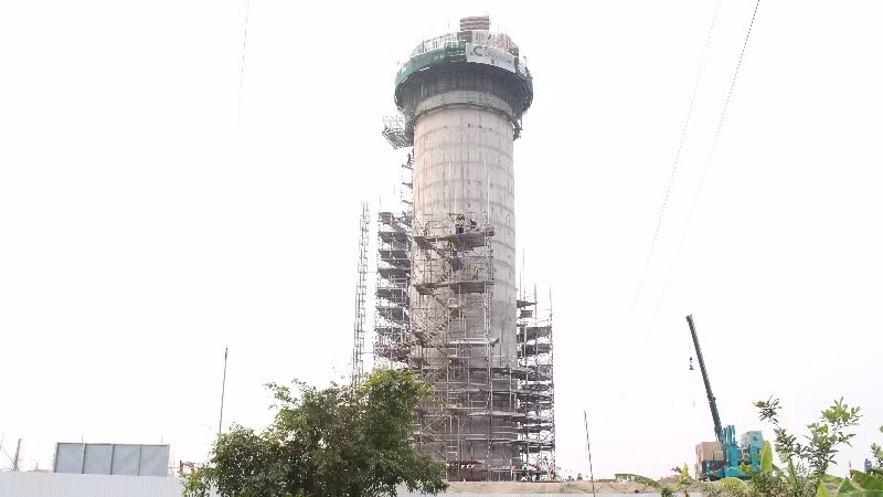 Các hạng mục tại Cảng hàng không Quốc tế Gia Bình đang được đẩy nhanh tiến độ thi công.