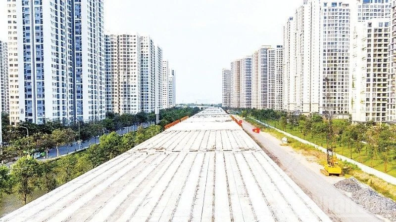 Dự án Vành đai 3 Thành phố Hồ Chí Minh là khớp nối quan trọng kết nối khu vực trung tâm với các vệ tinh công nghiệp chung quanh. (Ảnh: Báo Nhân Dân)