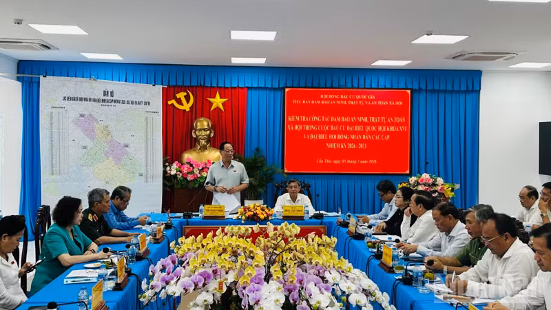 Quang cảnh buổi làm việc.