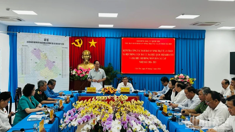 Quang cảnh buổi làm việc.