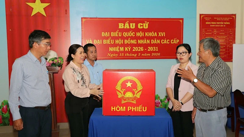 Phường Ninh Kiều, Cần Thơ chuẩn bị sẵn sàng cho ngày bầu cử.