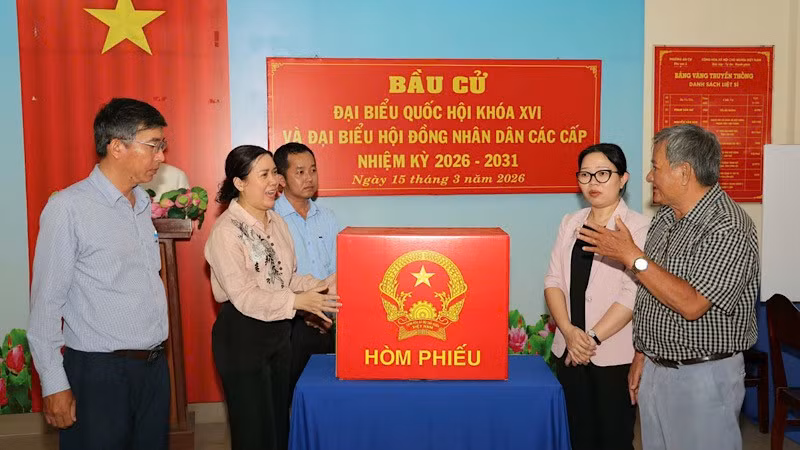 Phường Ninh Kiều, Cần Thơ chuẩn bị sẵn sàng cho ngày bầu cử.