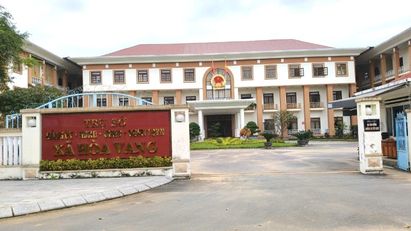 Trụ sở Ủy ban nhân dân xã Hòa Vang.