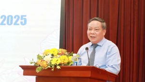 Đồng chí Nguyễn Văn Phong, Phó Bí thư Thường trực Thành ủy Hà Nội, chỉ đạo tại hội nghị.