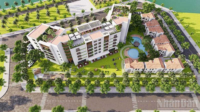 Phối cảnh dự án Khách sạn Fivitel Nam Hội An.