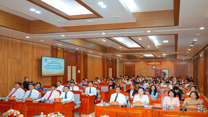 Quang cảnh hội thảo. (Ảnh: NHÂN TÂM)