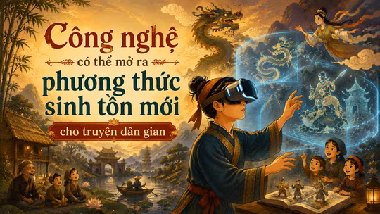 Công nghệ có thể mở ra phương thức sinh tồn mới cho truyện dân gian
