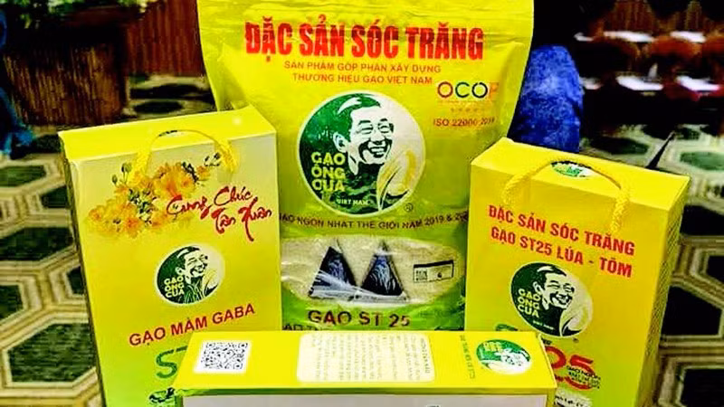 Gạo ST25 trở thành thương hiệu được nhiều người biết đến.