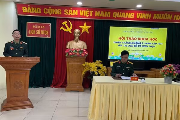 Hội thảo khoa học “Chiến thắng Đường 9-Nam Lào 1971, giá trị lịch sử và hiện thực”.