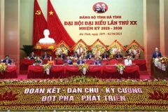 Khai mạc Đại hội đại biểu Đảng bộ tỉnh Hà Tĩnh lần thứ XX 