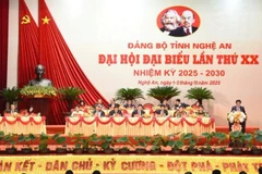 500 đại biểu tham dự Đại hội đại biểu Đảng bộ tỉnh Nghệ An lần thứ XX