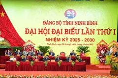 Khai mạc Đại hội đại biểu Đảng bộ tỉnh Ninh Bình lần thứ I