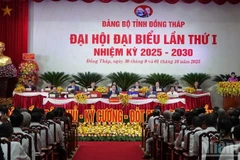 Đại hội đại biểu Đảng bộ tỉnh Đồng Tháp lần thứ I chính thức khai mạc 