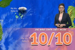 [Video] Dự báo thời tiết ngày 10/10/2025: Bắc Bộ trời nắng ráo