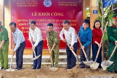 Khánh Hòa tổ chức lễ khởi công xây dựng nhà tặng các hộ dân bị sập đổ hoàn toàn do thiên tai. 