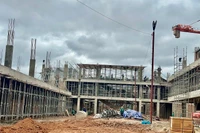 Dự án xây dựng Trường Liên cấp Si Pa Phìn hiện có tiến độ thi công và tiến độ giải ngân đạt và vượt kế hoạch đặt ra. 