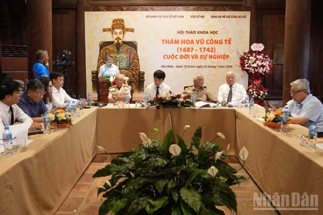 [Video] Tôn vinh giá trị di sản của Thám hoa Vũ Công Tể sau gần 300 năm