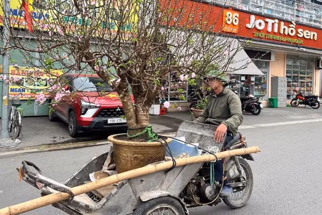 Với nhiều người lao động, Tết là dịp để họ có thể kiếm thêm thu nhập lo cho cuộc sống gia đình.