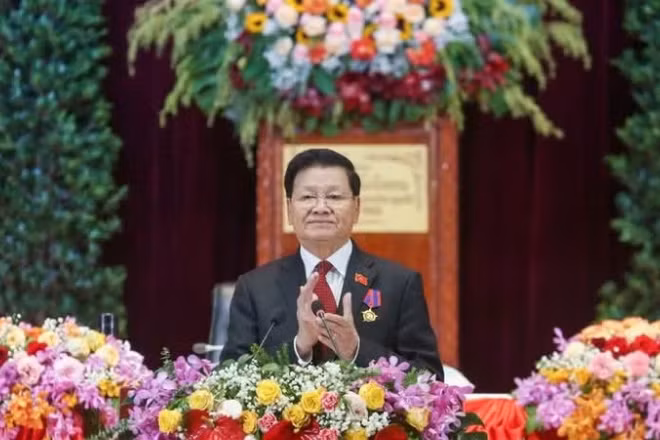 Tổng Bí thư, Chủ tịch nước Lào Thongloun Sisoulith. (Ảnh: THX/TTXVN)
