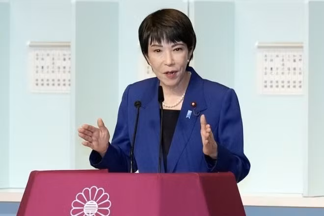Thủ tướng Nhật Bản Sanae Takaichi. (Ảnh: Xinhua)