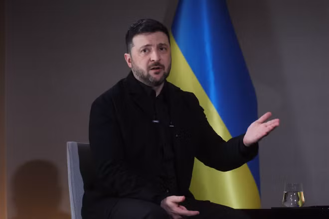 Tổng thống Ukraine Volodymyr Zelensky. (Ảnh: PAP/TTXVN phát)