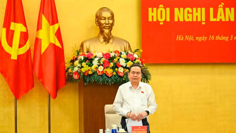 Chủ tịch Quốc hội, Chủ tịch Hội đồng Bầu cử quốc gia Trần Thanh Mẫn chủ trì Hội nghị lần thứ tư Ban Chấp hành Đảng bộ Quốc hội nhiệm kỳ 2025-2030.