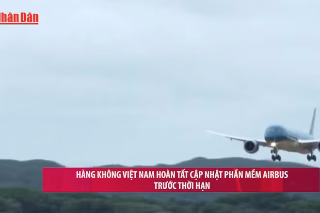 [Video] Hàng không Việt Nam hoàn tất cập nhật phần mềm Airbus trước thời hạn