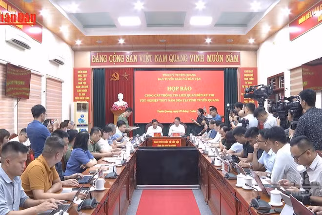 [Video] Khởi tố 4 đối tượng liên quan đến Kỳ thi tốt nghiệp THPT năm 2026 tại Tuyên Quang