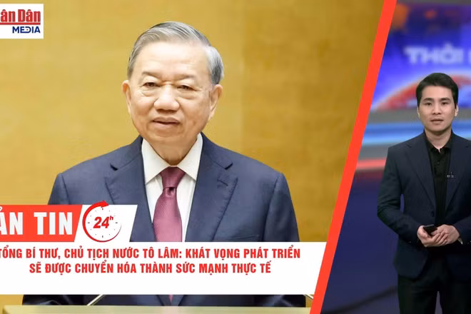 [Video] Thời sự 24h ngày 13/4/2026: Tổng Bí thư, Chủ tịch nước Tô Lâm: Khát vọng phát triển sẽ được chuyển hóa thành sức mạnh thực tế