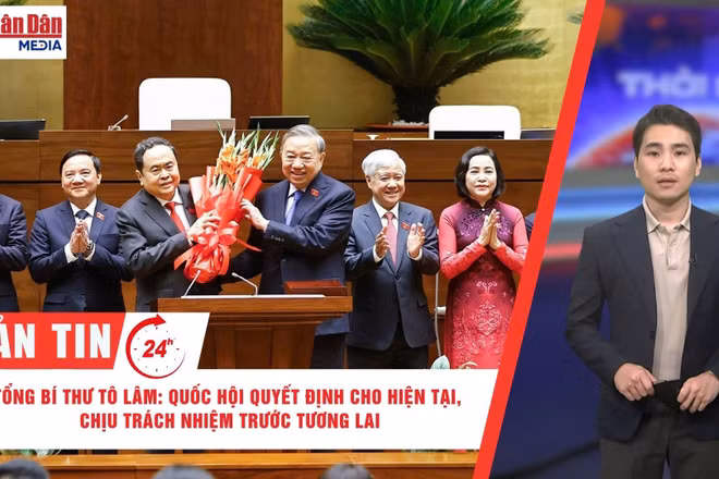 [Video] Thời sự 24h ngày 6/4/2026: Tổng Bí thư Tô Lâm: Quốc hội quyết định cho hiện tại, chịu trách nhiệm trước tương lai