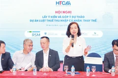 Các đại biểu tại Hội nghị lấy ý kiến, góp ý Dự án Luật Thuế thu nhập cá nhân (thay thế) tại Thành phố Hồ Chí Minh