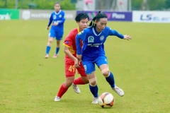 Than khoáng sản Việt Nam giành chiến thắng 1-0 trước Thành phố Hồ Chí Minh II. (Ảnh: VFF)