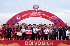 PVF bảo vệ thành công ngôi vương của Giải bóng đá U15 quốc gia. (Ảnh: VFF)