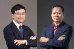 Ông Ngô Đức Vũ (phải) được bầu làm Phó Chủ tịch HĐQT và ông Hoàng Minh Hùng được bổ nhiệm Tổng Giám đốc Tasco.