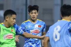 Nguyễn Đình Bắc và các đồng đội chuẩn bị cho hành trình tại Vòng chung kết U23 châu Á 2026. (Ảnh: VFF)