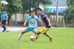 U21 Hà Nội giành tấm vé vào bán kết Giải bóng đá U21 Quốc gia 2025. (Ảnh: VFF)