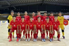 Các thành viên đội tuyển futsal nữ Việt Nam. (Ảnh: VFF)