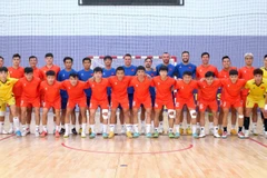 Các thành viên đội tuyển futsal Việt Nam hướng tới SEA Games 33 diễn ra tại Thái Lan vào cuối năm. (Ảnh: VFF)