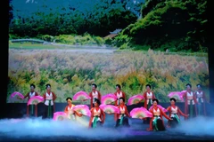 Tiết mục nghệ thuật chào mừng Liên hoan.