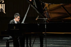 Phạm Tuấn Khôi xuất sắc giành giải thưởng Thanh Âm - giải Đặc biệt tại bảng thi piano, nhóm Thiếu niên A, trong chung kết Cuộc thi âm nhạc quốc tế QingYin Award - Youth Music Festival 2025. (Ảnh: QingYin Award Việt Nam) 