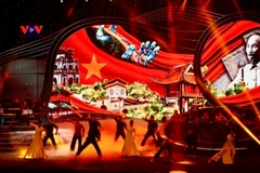 Chương trình “Với Đảng vẹn toàn niềm tin yêu” hướng tới chào mừng Đại hội đại biểu toàn quốc lần thứ XIV của Đảng. (Ảnh: VOV)