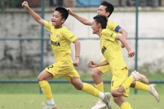 U13 Sông Lam Nghệ An giành vé vào chung kết. (Ảnh: VFF)