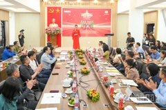 Toàn cảnh buổi họp báo công bố chương trình. (Ảnh: THẾ ĐẠI)